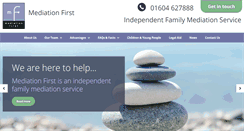 Desktop Screenshot of mediationfirst.uk.com