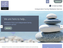 Tablet Screenshot of mediationfirst.uk.com